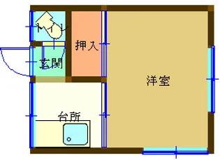 斉藤荘【2階】の間取り