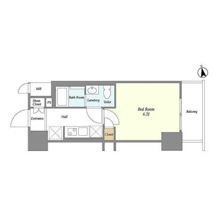 ビエント横濱鶴見【5階】の間取り