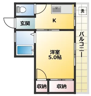 渡邊ビル【4階】の間取り