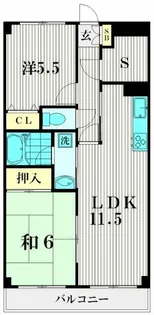 東京都大田区大森東5【マンション】の間取り