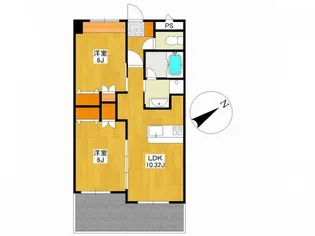 LuluOHANA【2階】の間取り