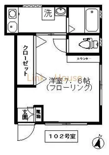 東京都江戸川区南小岩7【アパート】の間取り