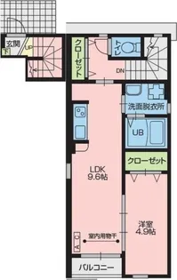 ランコントルVI【2階】の間取り