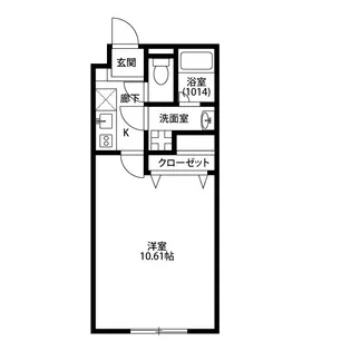 アムール 柳川【1階】の間取り