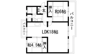 中山五月台13号棟【3階】の間取り
