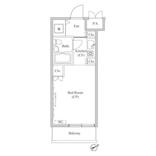 グラン蒲田【1階】の間取り