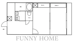 卓巳コーポ【5階】の間取り