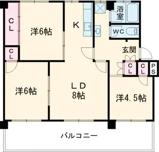 ヴィラナリー加東III 2号棟【1階】の間取り