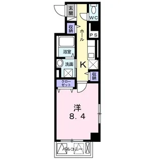グラスペディア【4階】の間取り