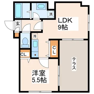 メゾン・ド・ウェルフェア【1階】の間取り