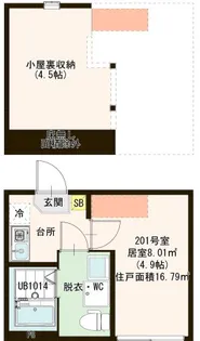 CH北綾瀬【2階】の間取り
