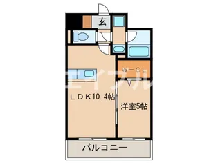 イーハトーブ櫛原【5階】の間取り