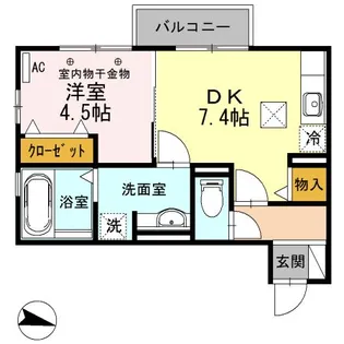 よろづや5 A【1階】の間取り