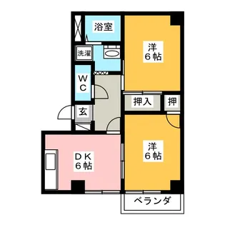 B2ハウス【2階】の間取り