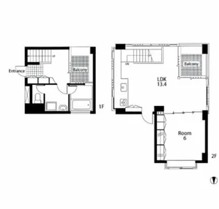 URBANO【1階】の間取り