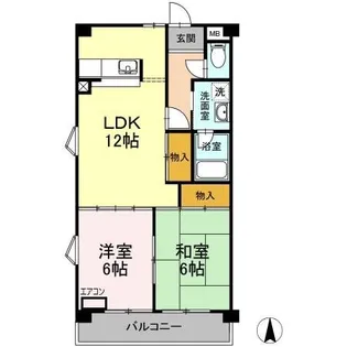 コーラル半田【3階】の間取り