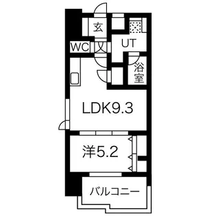 スプランディッド三国1【11階】の間取り