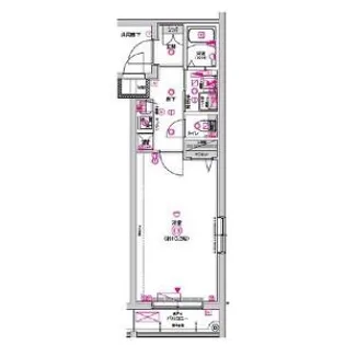 クレストタップ京都丹波口II【1階】の間取り