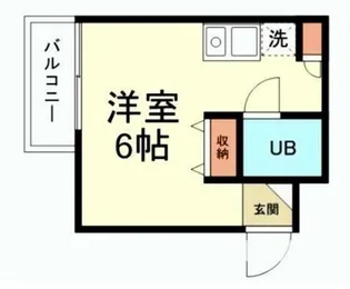 桜館6【3階】の間取り