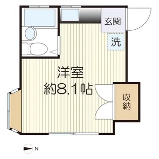 グリーンヒル栗谷【2階】の間取り