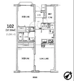 エクセルコート千駄木【1階】の間取り