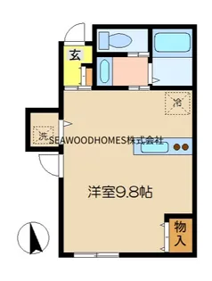 TSUBAKIテラス【2階】の間取り