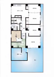 シティパレス秋田壱号館【7階】の間取り