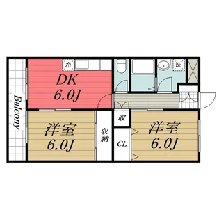 ヴィラアベニュー【3階】の間取り