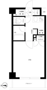 ルーブル高田馬場参番館【1階】の間取り