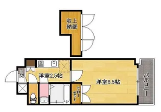 No.88 MARINAGATE SUNS【2階】の間取り