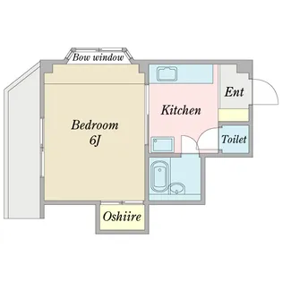 フラットKH【2階】の間取り