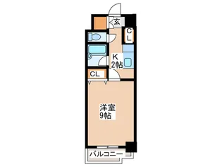 エレガンス円山【7階】の間取り
