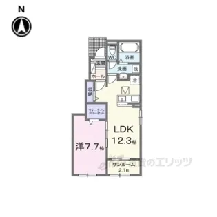シルエーラセットB【1階】の間取り