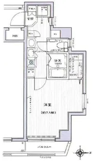 アークフラッツ品川【2階】の間取り