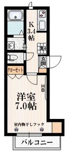 メゾン ブランシェ【2階】の間取り