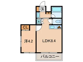 パ-クアベニュ-【3階】の間取り