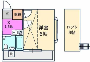 ミユテ北坂戸【2階】の間取り