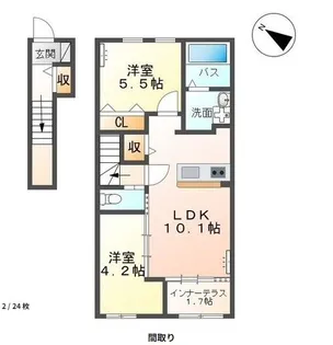 SK house【2階】の間取り