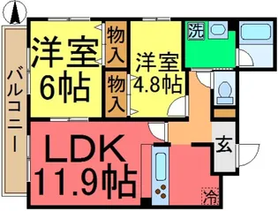 スターフラッツ【2階】の間取り