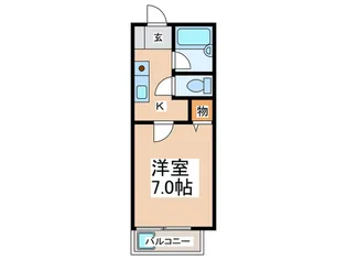 ロジュマン海塚 II【5階】の間取り
