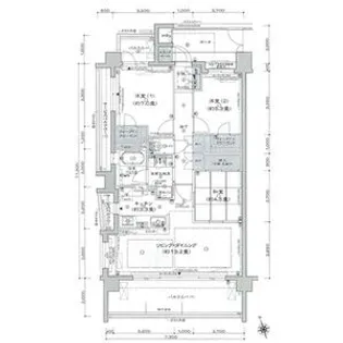 プラウド泉八乙女【2階】の間取り