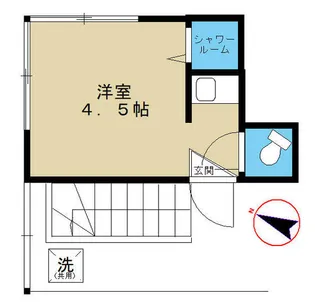 小松ハウス【2階】の間取り