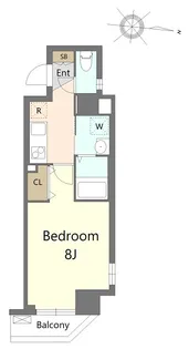 TOC TEC II【2階】の間取り