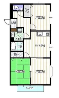 コンフォートA【2階】の間取り