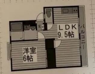 エクセルハイム【2階】の間取り