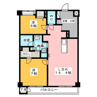 TRI-STAGE【4階】の間取り