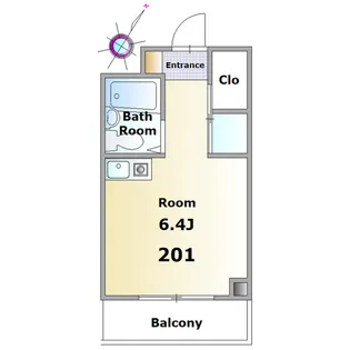 ゼスト【2階】の間取り