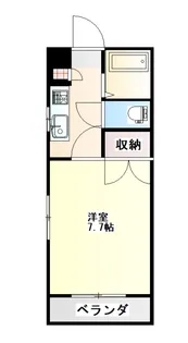 エントピア上荒田 第二【8階】の間取り