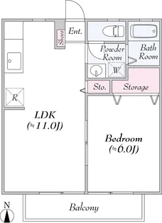 フィレンツェ世田谷【1階】の間取り