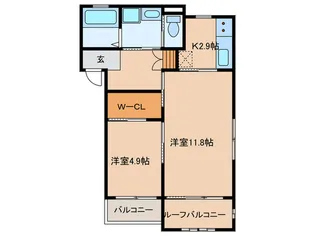 メゾンココネコ【2階】の間取り